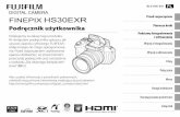 BL01656-E01 DIGITAL CAMERA FINEPIX HS30EXRupload.cyfrowe.pl/.../fujifilm/instrukcja_fujifilm... · • Skontaktuj się ze sprzedawcą fi rmy FUJIFILM, aby poprosić o czyszcze-nie