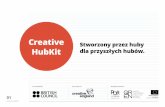 Creative Stworzony przez huby HubKit dla …...dla przyszłych hubów. Na zamówienie: Przy wsparciu: Współfinansowanie: 02 Creative HubKit Creative HubKit Na całym świecie funkcjonują
