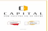 EDYCJA 1/2017 - drzwi Capitaldrzwicapital.pl/pdf/Katalog-2017.pdf1,7 mm, wiązana w narożach za pomocą specjalnych wypustów. W częściach zawiasowych i punktach ry - glowania posiada