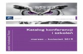Katalog konferencji i szkoleń podatki / rachunkowość / finanse · Controlling – budżetowanie, zarządzanie kosztami i rentownością ... Paweł Wójciak – doradca podatkowy,