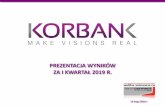 Prezentacja programu PowerPoint - Bankier.pl · KLUCZOWE DANE FINANSOWE Skonsolidowany RZiS (w zł) I kwartał 2019 r.I kwartał 2018 r. Zmiana r/r Przychody netto ze sprzedaży 7