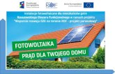 Prezentacja programu PowerPointrof.org.pl/wp-content/uploads/2018/02/Prezentacja-OZE-parsol.pdf · Falownik (ang. Inverter) – przekształtnik prądu stałego na prąd zmienny (DC