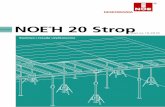 NOEH 20 Strop · Deskowanie stropowe NOE H20 Możliwość zmian technicznych zastrzeżona Stan na:10.2019 Budowa i zasady użytkowania Przedsiębiorca musi sporządzić ocenę ryzyka