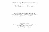 Katalog Przedmiotów Collegium Civitas · Skład: Małgorzata Sobańska, Marek Gawron . ... Celem przedmiotu jest prezentacja wydarzeń politycznych i społecznych, jakie miały miejsce