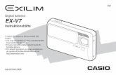 Digital kamera EX-V7 - Support | Home | CASIO€¦ · 1 SW Digital kamera EX-V7 Instruktionshäfte K825PCM1DMX Vi tackar för inköpet av denna produkt från CASIO. † Läs noga