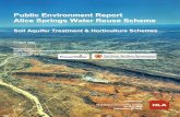 P ublic Environment Report Alice Springs Water Reuse Schementepa.nt.gov.au/__data/assets/pdf_file/0005/286340/public.pdf · Table 6: AZRI Soil Aquifer Treatment Scheme Design Parameters.....33