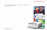 niezawodne Kompaktowe, ekonomiczne i - Nashuatec · 2016-05-20 · Kompaktowe, ekonomiczne i niezawodne. ... drukować na kopertach, etykietach i kartonie. Jakość wydruku zapewnia