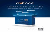 Axence nVision 7.5 Pro€¦ · Jak skutecznie monitorować sieć firmową? Dzięki zastosowaniu Axence nVision Pro możesz być pewien, że każde urządzenie sieciowe funkcjonuje