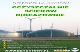 broszura oczyszczalnie - detektorydetektory.pl/pliki/broszura oczyszczalnie.pdfOCZYSZCZALNIE SCIEKÓW BIOGAZOWNIE ZAGROŽENIA: METAN (CH4) - gaz wybuchowy, lžejszy od powietrza, bez