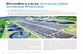 Dezodoryzacja oczyszczalni ścieków Płaszó€¦ · Sąsiedztwo obiektów komunalnych, takich jak oczyszczalnie ścieków czy zakłady odpadów, bywa uciążliwe, m.in. z powodu