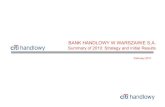 BANK HANDLOWY W WARSZAWIE S.A. - Citi.com4 Net profit - Citi Handlowy 406 755 98 600 2008 2009 2010 PLN million Net profit - banking sector (PLN billion) 13.7 8.3 10.6 2008 2009 2010