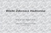 Wielki Zderzacz Hadronów - University of Gdańsk · Wielki Zderzacz Hadronów Prof. Dr hab. Robert Alicki Instytut Fizyki Teoretycznej i Astrofizyki Uniwersytet Gdański