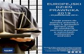 EUROPEJSKI - CCBE · Europejski Dzień Prawnika (ELD [European Lawyers Day]) to dzień, który podkreśla kluczową rolę, jaką odgrywają prawnicy, czyli uczestnicy wymiaru sprawiedliwości,