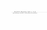 R3D3-Rama 3D v 3.0 podręcznik użytkownika · Wprowadzenie 1 WPROWADZENIE 1.1 O PROGRAMIE Program R3D3-Rama 3D służy do przeprowadzania obliczeń statycznych przestrzennych układów