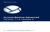 Acronis Backup Advanceddl.acronis.com/u/pdf/AcronisBackupAdvancedExchange_11.5... · 2015-07-24 · 3.3 支援的 Microsoft Exchange Server 版本 Exchange 用代理程式支援下列
