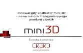 Innowacyjny analizator mini 3D‚y_2018/wydSymas... · analizator cząstek mini3D W latach 2015-2018 firma realizowałaprojekt „Innowacyjnyanalizator cząstekmini3D”,który był