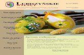 Życzenia wielkanocne - GMINA LUBISZYNlubiszyn.pl/asp/pliki/download/gazeta_1_2007.pdfŻyczenia wielkanocne Z okazji zbliżającej się Wielkanocy – świąt zadumy i nadziei –