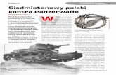 KALENDARIUM XX WIEKU 55 siedmiotonowy polski kontra … · 2017-09-13 · Polskie takie zacofane. A sprzęt z rodzimych fabryk zbrojenio-wych absolutnie nie ustępował standardom
