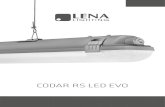 CODAR RS LED EVO - LENA LIGHTING€¦ · 4 CODAR RS LED EVO 5 CO - C180 cd/klm C9O - C270 30° 15° 0° 15° 30° 180° 45° 45° 60° 60° 75° 75° 90° 90° 105° 105° Oprawy