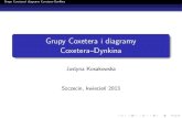 Grupy Coxetera i diagramy Coxetera Dynkinajustus/conf/wyk_szczecin_coxeter-d.pdf · istnieje dokładnie jedna t-baza systemu Φ; każda t-baza systemu Φ jest bazą liniową przestrzeni