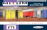 MEBLE SOCJALNE - Mitum · 3 Metalowe meble socjalne gwarantują funkcjonalność oraz estetykę pomieszczeń socjalnych w zakładach pracy, szkołach, salach sportowych, klubach fitness,
