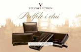 Portfele i etui - VIP COLLECTIONvip-collection.pl/img/cms/Katalogi/portfele_etui_VC... · 2016-11-30 · Wizytownik osobisty wykonany w 100% ze skóry naturalnej. Służy do wygodnego