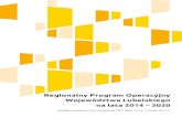 Regionalny Program Operacyjny - bilgorajski.pl · Regionalny Program Operacyjny Województwa Lubelskiego na lata 2014 – 2020 – 10 marca 2015 r. 3 / 283 4.5 Wkład planowanych