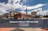 Deutsche Industrie REIT-AG (DIR) · Portfolio #1 - Neubrandenburg 5 DIR-001 Objekttyp Produktion & Logistik Branche(n) Bundesland Mecklenburg-Vorpommern Eigentumsform Grundstücksfläche