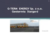 Geotermia Stargard Szczeciński · Geotermia powstała w 1999 roku pod nazwą Przedsiębiorstwo Usług iepłowniczych GEOTERMIA Stargard Spółka z o.o. yło to wspólne przedsięwzięcie: