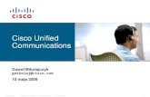 Cisco Unified Communications€¦ · Portfolio komunikacji IP Cisco Cisco IP Phone 7902G Cisco IP Phone 7941G Cisco IP Phone 7940G Cisco IP Phone 7961G Cisco IP Phone 7960G Cisco