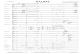 Full Score GALAXY Giuseppe Moscatelli · 2016. 3. 3. · b b b ## # # ## # ## # ## # # b b b b b Picc./Flute Oboes 1-2 Bns. 1-2 Eb Cl. Cl. 1 Cls. 2-3 A. Cl. B. Cl. A. Sax 1-2 T. Sax