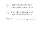 Podstawowe wiadomości o systemach …infomat.gimnazjumsulow.ehost.pl/informatyka1/system...System operacyjny • (ang. OperatingSystem) jest programem (lub zbiorem programów). Jest
