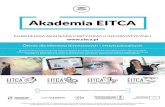 Akademia EITCAKrajowa realizacja programu Akademii EITCA prowadzona jest w j. polskim w pełni online w internetowym systemie e-learning na 4 kierunkach (wraz ze zdalnym trybem egzaminacyjno-certyfikacyjnym):