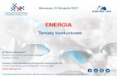 Kraków, 9 listopada 2O15 Mazowieckie Forum MŚP · Inteligentna i czysta energia dla konsumentów ... • ES-7-2018: Pan-European Forum for R&I on Smart Grids, Flexibility and Local