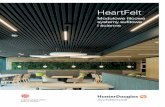 HeartFelt® Modułowe filcowe systemy sufitowe i ścienne · SPIS TREŚCI Strona ... tworzyć ciekawe wzory. Oprócz paneli skrzynkowych o wysokości 55 mm, panele w odcieniach szarości