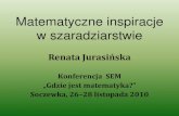 Matematyczne inspiracje w szaradziarstwiesem.edu.pl/konferencja-2010/materialy/Matematyczne...w siedzibie głównejkoncernu Schaeffler Technologies GmbH & Co. KG. Czołowy popularyzator