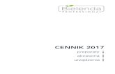 cennik 2017 03 29 · 2018. 10. 7. · preparaty akcesoria urządzenia CENNIK 2017. Ta idea wyznacza rozwój marki Bielenda Professional. Chcemy cały czas udoskonalać nasze programy