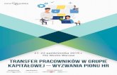 The Westin Warsaw Transfer pracowników w Grupie ... · Outsourcing Solutions DR IZABELA SZCZYGIELSKA Adwokat, Local Partner, General Counsel, ... BHP, ochrony danych osobowych w