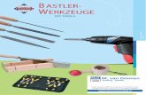 Bastlerwerkzeuge LV.qx:Layout 1 - van Ommen Trading · All small drills from 0.3 to 2.5 mm in a cartridge inclusive aluminium handle with quick-change chuck (clamping range 0.3 -
