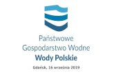 Gdańsk, 16 września 2019maks. 1,7 m • Średnia liczba śluzowań rocznie ok. 2200 • długość użytkowa komory 188.37 m • szerokość użytkowa komory 11.91 m Węzeł wodny