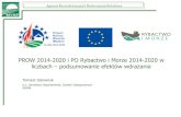 PROW 2014-2020 i PO Rybactwo i Morze 2014-2020 w liczbach ...€¦ · Agencja Restrukturyzacji i Modernizacji Rolnictwa PROW 2014-2020 i PO Rybactwo i Morze 2014-2020 w liczbach –podsumowanie