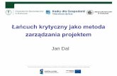 Łańcuch krytyczny jako metoda zarządzania projektem · Prezentacja Poznań 05.06.2013 Jan Dal . Agenda ... 8/53 Źródło: materiały szkoleniowe ARI. Ograniczenie jako słabe