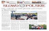 Hej, sokoły! na 500 głosów zabrzmiało w Machnówceslowopolskie.org/gazeta/Slowo_Polskie_n86.pdf · Wrzesień 2019 nr 9 (86) Manifestacja rodzinnej jedności na Ukrainie czytano