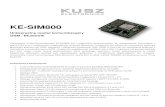 KE-SIM800 Dokumentacja techniczna - KUSZ Elektronikakuszelektronika.pl/kesim800/KE-SIM800-datasheet_pl.pdf · Note_v1.01, oraz w SIM800 Series_AT Command Manual_v1.09. UWAGA: Sygnał