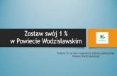 Zostaw swój 1 % w Powiecie Wodzisławskim · Podaruj 1% na rzecz organizacji pożytku publicznego ... 1% PODATKU DOCHODOWEGO OD OSÓB FIZYCZNYCH ZA ROK 2015 Z SIEDZIBĄ NA TERENIE