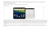GSMONLINE.PL dla zainteresowanych nowymigsmonline.pl/app/articles/print/nexus-6p.pdf · Huawei Nexus 6P - prezentacja produktowa 2015-09-28 W Internecie pojawiła się prezentacja