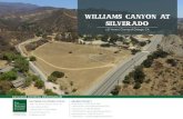 Williams Canyon at Silverado - The Hoffman Company · 2016. 9. 7. · TUSTIN POINTS OF INTEREST UC Irvine Saddleback College Irvine Valley College South Coast Plaza South Coast Collection