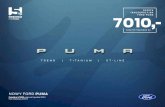NOWY FORD PUMA - Microsoft · 2020. 2. 28. · Nowy Ford Puma - limitowana oferta inauguracyjna Teraz wybierając jedną z inauguracyjnych wersji Nowego Forda Puma możesz otrzymać