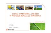 System Zapewnienia Jakości · 2016. 3. 18. · system, który ł ączy plan jakoŚci dokumentacji projektu inwestycyjnego 3 projekt wstĘpny jako element oceny ryzyka wykonawczego