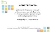 KONFERENCJA - izoo.krakow.pl...stad w ocenie wartości użytkowej –tylko 3 podmioty 6.1 Uwzględnienie w celach hodowlanych cech funkcjonalnych –tylko 3 podmioty 6.4 Ocena efektywności
